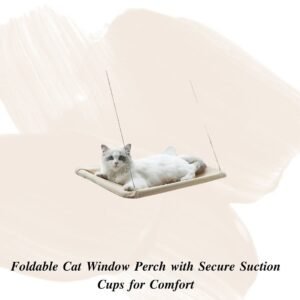 可折疊貓咪窗台棲架附安全吸盤
